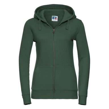 Russell Womens/Ladies Authentic Full Zip Hoodie (Bottle Green)