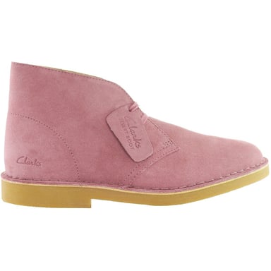 Botas Clarks Originals Desert Mujer Rosas