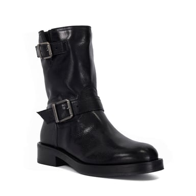 Dune Ladies Pixen - Buckle Detail Chunky Biker Boots