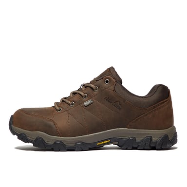 Peter Storm Men's Lindale Leather Waterproof Walking & Hiking Shoes with StormGrip Outsole