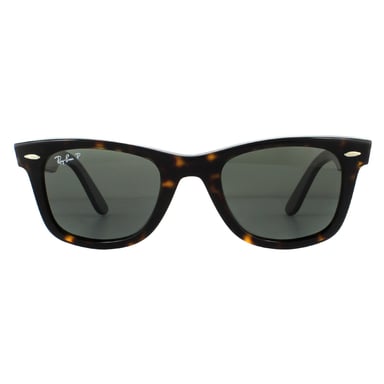Gafas de sol Ray-ban rectangulares unisex verde tortuga polarizadas