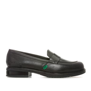 Women's Kickers Lach Loafer Shoes in Black