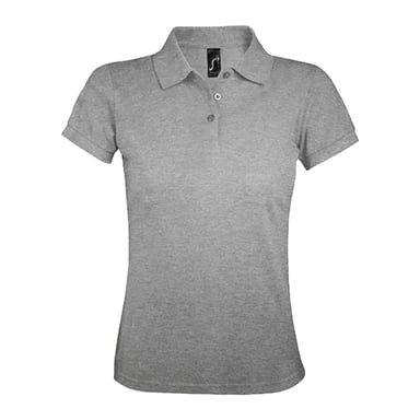 SOLS Womens/Ladies Prime Polo Shirt (Grey Melange)
