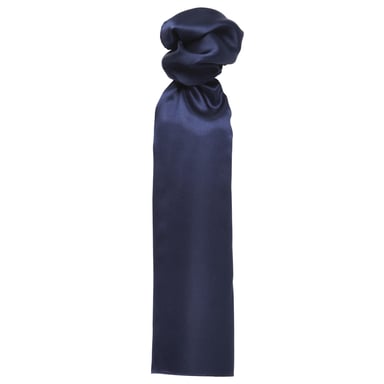 Premier Scarf - Ladies/Womens Plain Business Scarf (Navy)