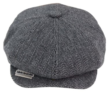 Gorro de tweed Peaky Blinders para hombre con hoja de afeitar