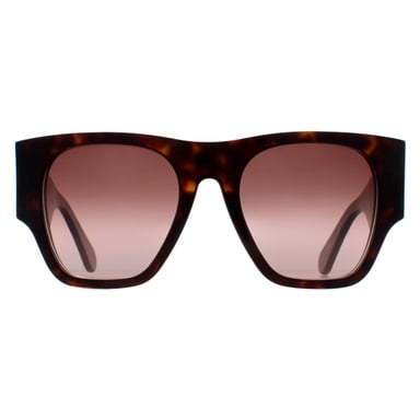 Chloe Cuadrado Womens Habana Oscuro Marrón Gradiente CH0233S