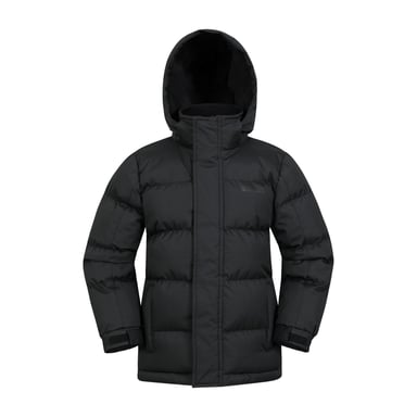 Mountain Warehouse Childrens/Kids Snow II Water Resistant Padded Jacket (Black)