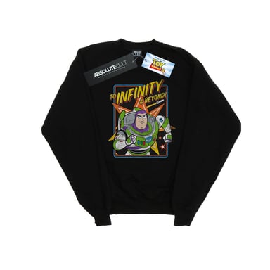 Disney Mens Toy Story 4 Buzz To Infinity Sweatshirt (Black)