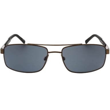 Gafas de sol en negro rutenio oscuro con lentes grises de Tommy Hiliger
