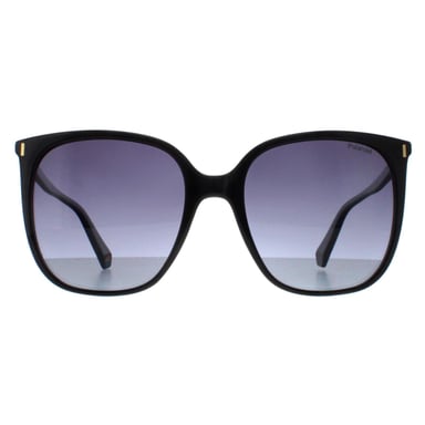 Polaroid Square Womens Negro Gris Gradiente Polarizado PLD 6218/S