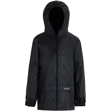 Regatta Great Outdoors Childrens/Kids Stormbreak Waterproof Jacket (Black)