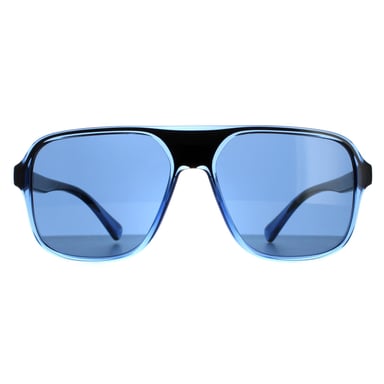 Gafas de sol Dolce & Gabbana Square Hombre Azul Transparente y Negro Azul Oscuro DG6134