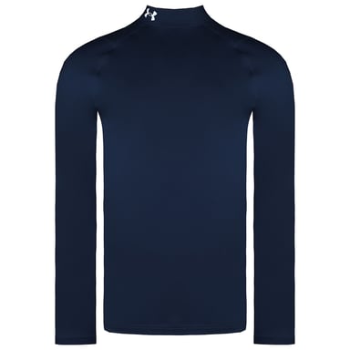 Under Armour Coldgear White Navy Infrarrof Mock Basilayer 1366269 408