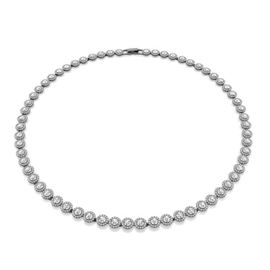 Swarovski 'Una' Women's Base Metal Necklace - Black 5681057