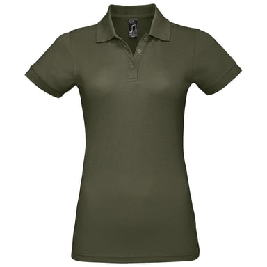 SOLs Womens/Ladies Prime Pique Polo Shirt (Army)