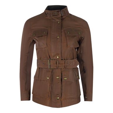 Chaqueta de moto Belstaff Trialmaster marrón claro