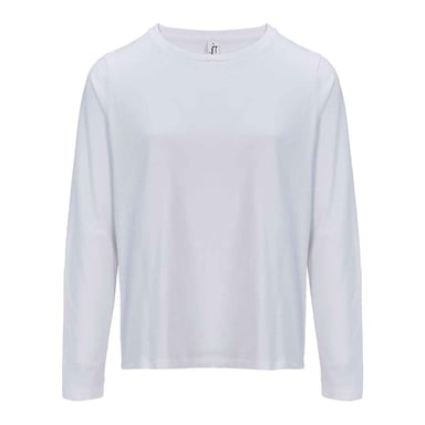 SOLS Womens/Ladies Monarch Long-Sleeved T-Shirt (White)