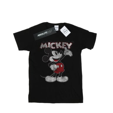 Disney Boys Mickey Mouse Presents T-Shirt (Black)