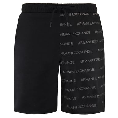 Armani Exchange para hombres cortos negros/grises