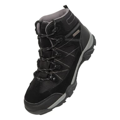 Mountain Warehouse Childrens/Kids Trail Suede Walking Boots (Black)