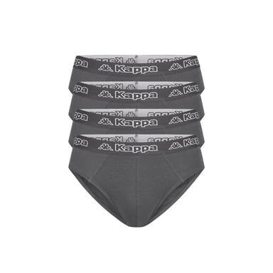 Kappa 4-Pack Slip in Dark Grey