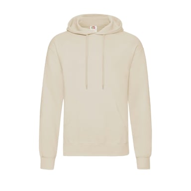 Fruit Of The Loom Unisex Adults Classic Hooded Sweatshirt (Natural)