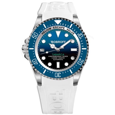 Bobroff Reloj de hombre Automático plata azul