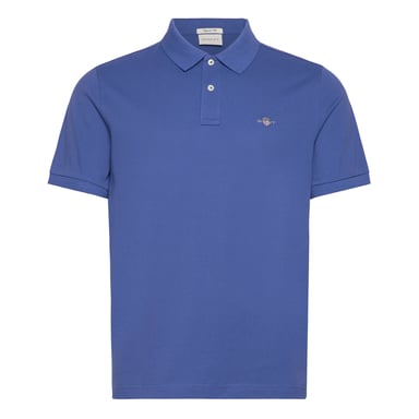 Polo Gant SS Regular Shield Pique Polo Azul