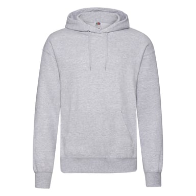 Fruit Of The Loom Mens Hooded Sweatshirt / Hoodie (Heather Grey)