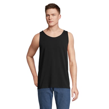 SOLS Unisex Adult Crusader Organic Cotton Tank Top (Deep Black)