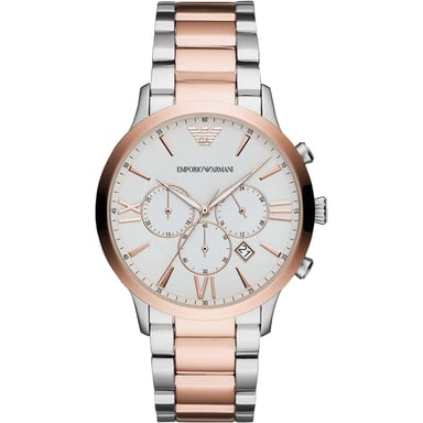 Emporio Armani AR11209 Giovanni Chronograph White Dial Men's Watch