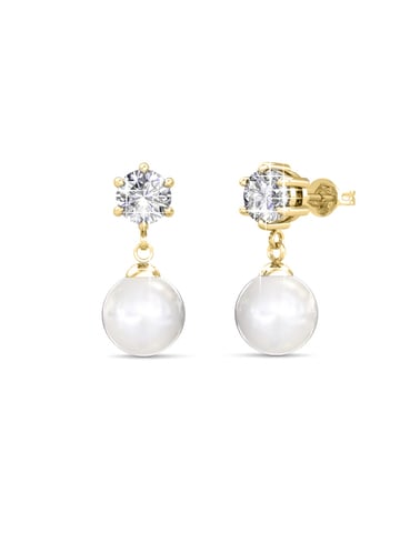 Pendientes Pauline - Oro y Cristal