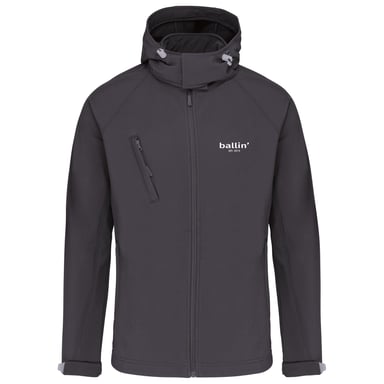 Ballin Est. 2013 Outdoor Chaqueta Softshell Chaqueta con capucha Gris