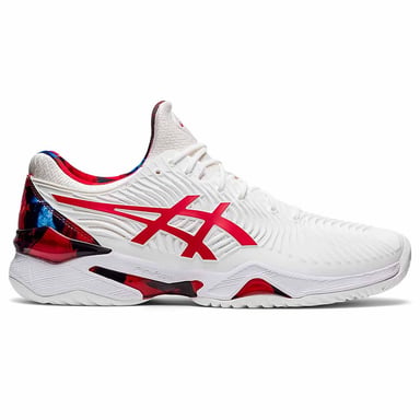 ASICS Court FF Novak L.E. Entrenadores de tenis blanco para hombres