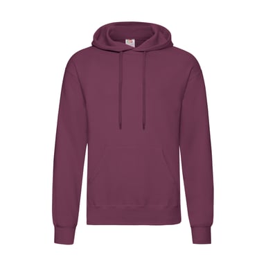 Fruit of the Loom Mens R Hoodie (Burgundy)