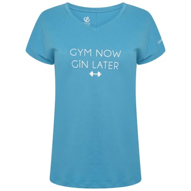 Dare 2B Womens/Ladies Moments II Barbell T-Shirt (Capri Blue)