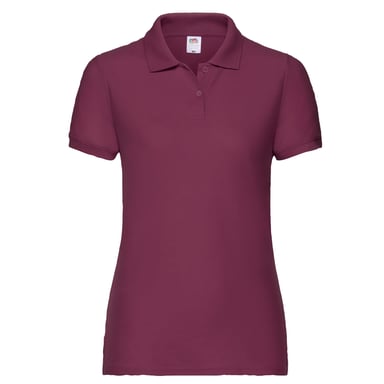 Fruit of the Loom Womens/Ladies Lady Fit 65/35 Polo Shirt (Burgundy)