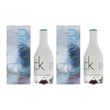 Calvin Klein CKIN2U Eau De Toilette 50ml Spray For Him X 2
