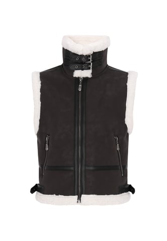 Dreimaster Vest women dark brown