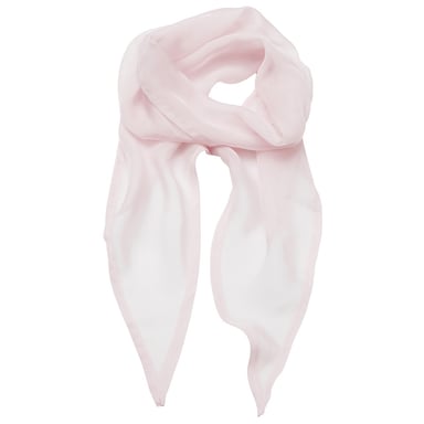 Premier Unisex Adult Colours Chiffon Scarf (Pink)