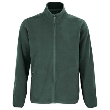 SOLS Mens Factor Recycled Fleece Jacket (Forest Green)