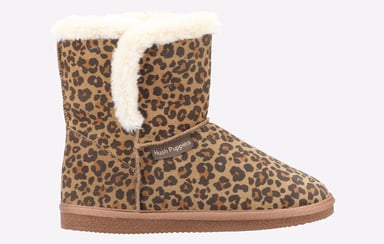 Hush Puppies Ashleigh MEMORY FOAM Slipper Boots Womens