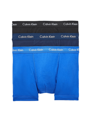 Calvin Klein Mens Cotton 3 Pack Trunks