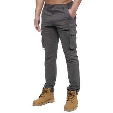 Enzo | Pantalones Cargo Hombre - Gris