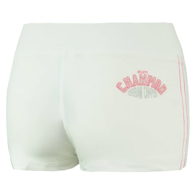 Pantalones cortos blancos Champion Heritage Fit para mujer