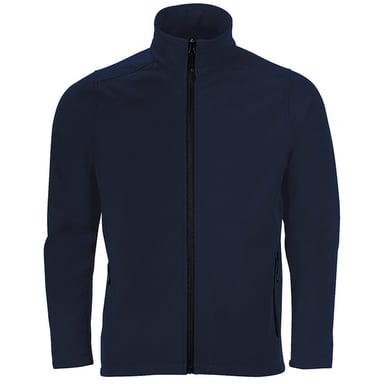 SOLS Mens Race Full Zip Water Repellent Softshell Jacket (French Navy)