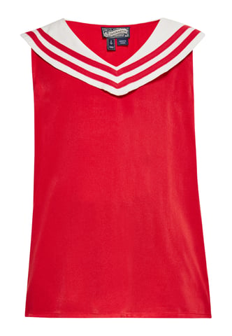 Dreimaster Blouse red