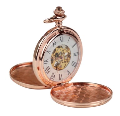 Reloj de bolsillo mecánico clásico Peaky Blinders Vintage Skeleton Automático