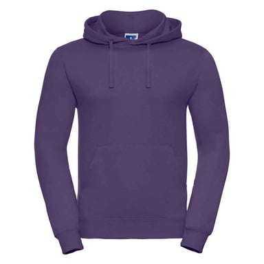 Russell Mens Plain Hoodie (Purple)