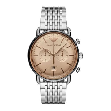 Emporio Armani Aviator Chronograph Stainless Steel Watch